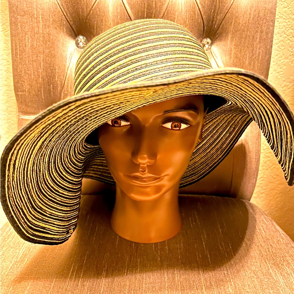 Ladies large brim hat